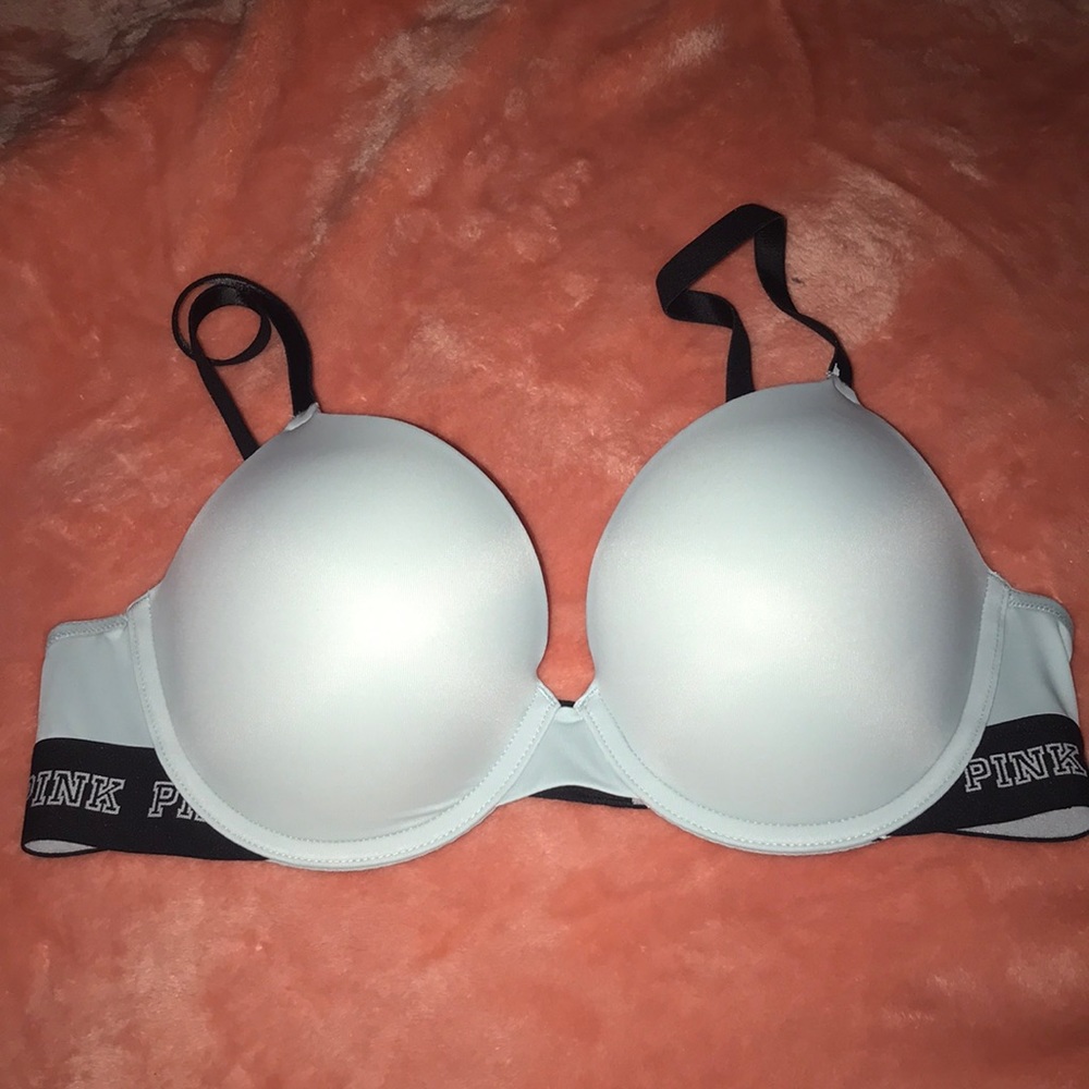Pink bra